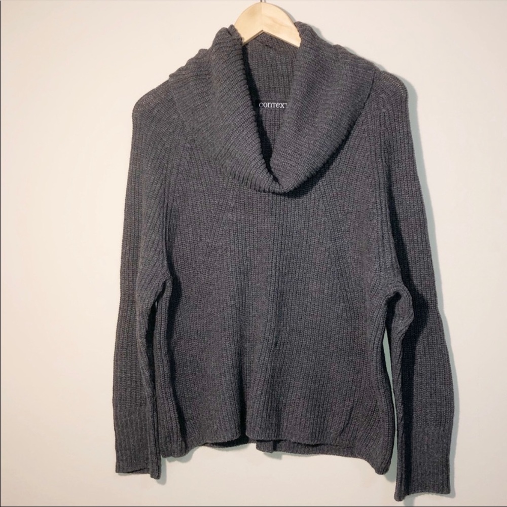 Cowl Neck Chunky Sweater